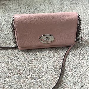 Coach pink crossbody